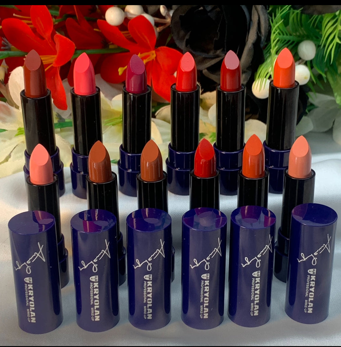 Kryolan lipsticks Shadez|Formula |Colors Range |Names