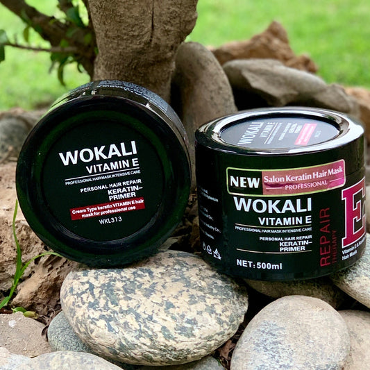 Wokali Vitamin E Keratine Primer For Hair 500 ML hair wax