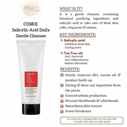 Cosrx Salicylic Acid Daily Face Cleanser