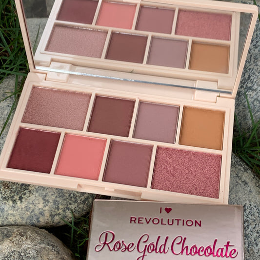 Revolution Rose Gold Chocolate Makeup Pigment Palette