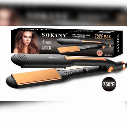 Sokany professional hair straightener