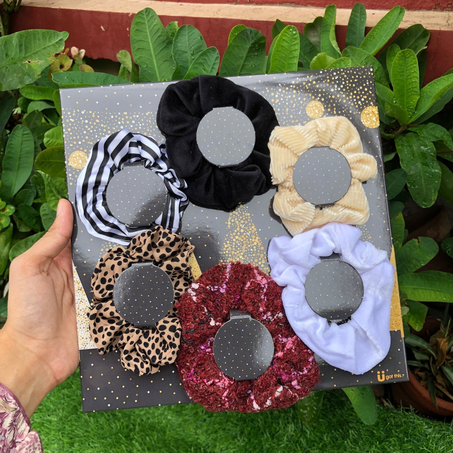 scrunchies set of 6