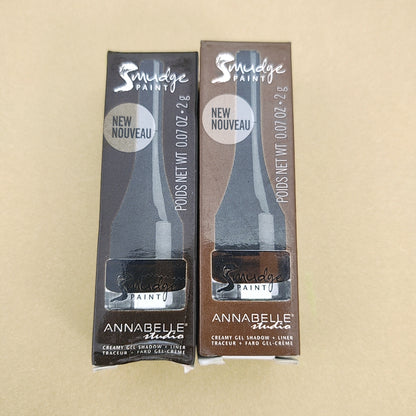 Annabelle gel eyeliner |Smudge paint |Annabelle studio creamy gel shadow +Liner Made in canada