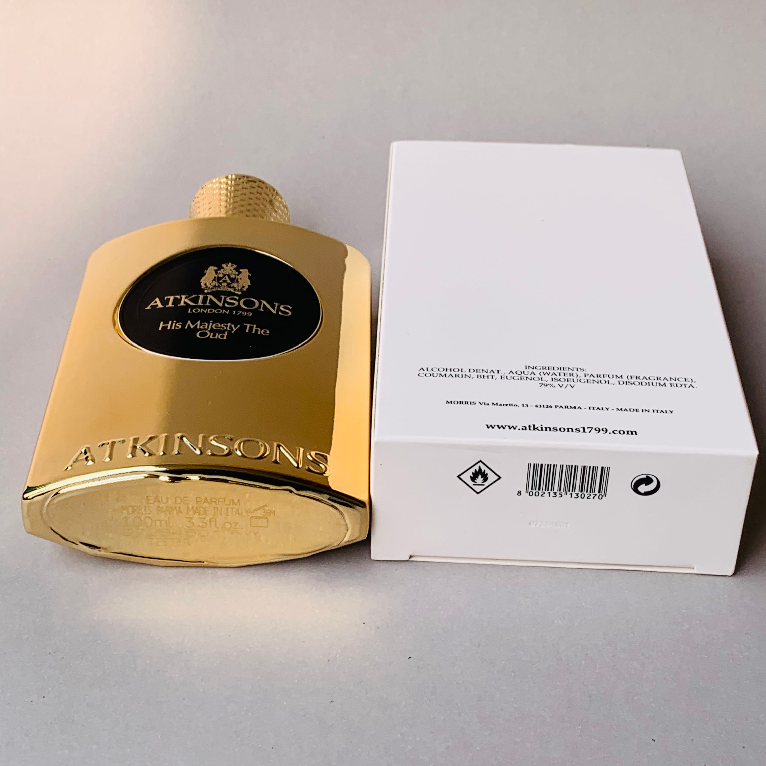 Atkinsons HIS MAJESTY THE OUD Tester Perfume for Men Online