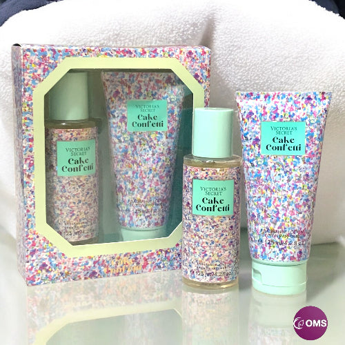 Victoria's Secret Set Mist & Lotion Cake Confetti