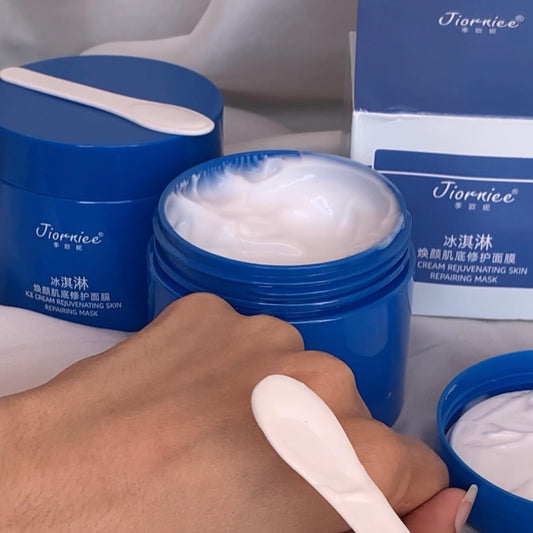 Ice cream rejuvenating skin repairing mask