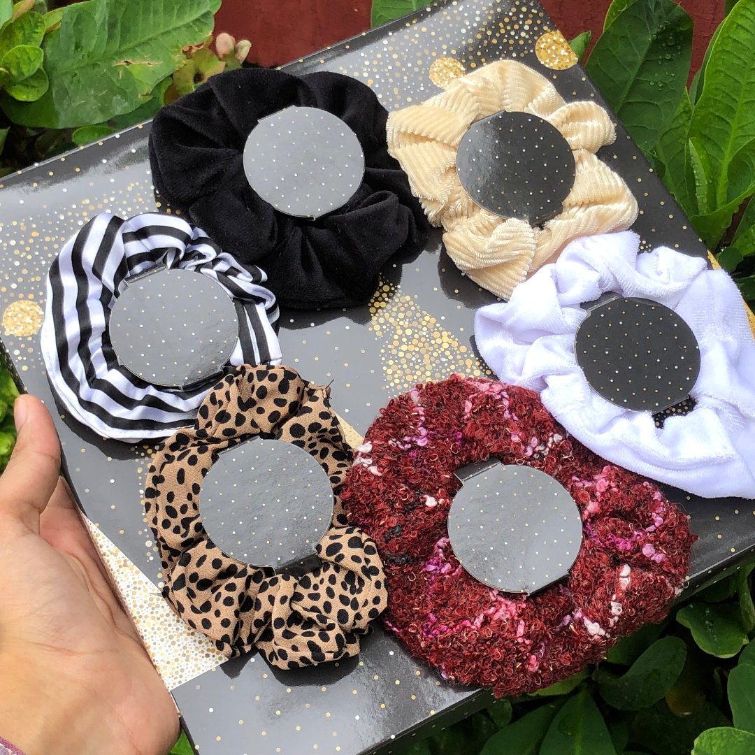 scrunchies set of 6