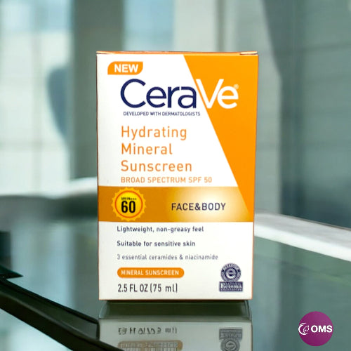 CeraVe Hydrating Mineral Sunscreen Spf 50 Face & Body