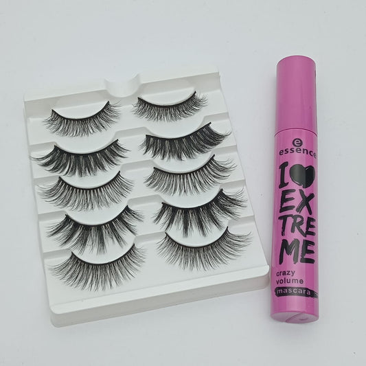 O.TWO.O EYELASHES & ESSENCE  CRAZY VOLUME MASCARA DEAL