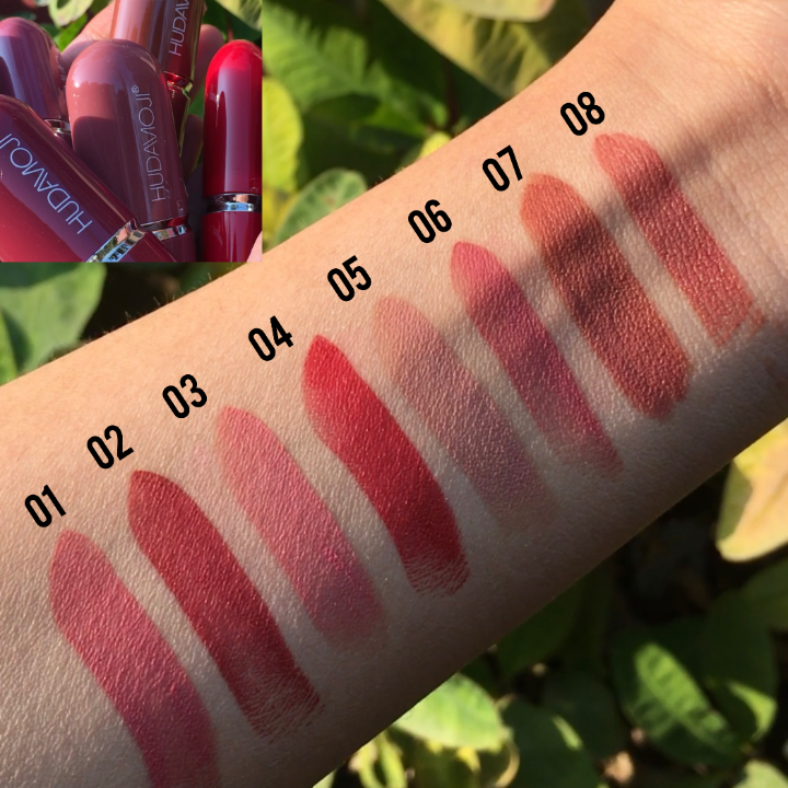 Hudamoji Matte Lipsticks