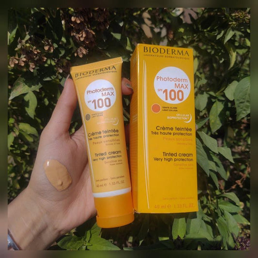 BioDerma tinted sunscreen