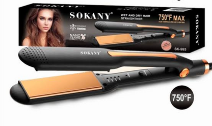 Sokany professional hair straightener