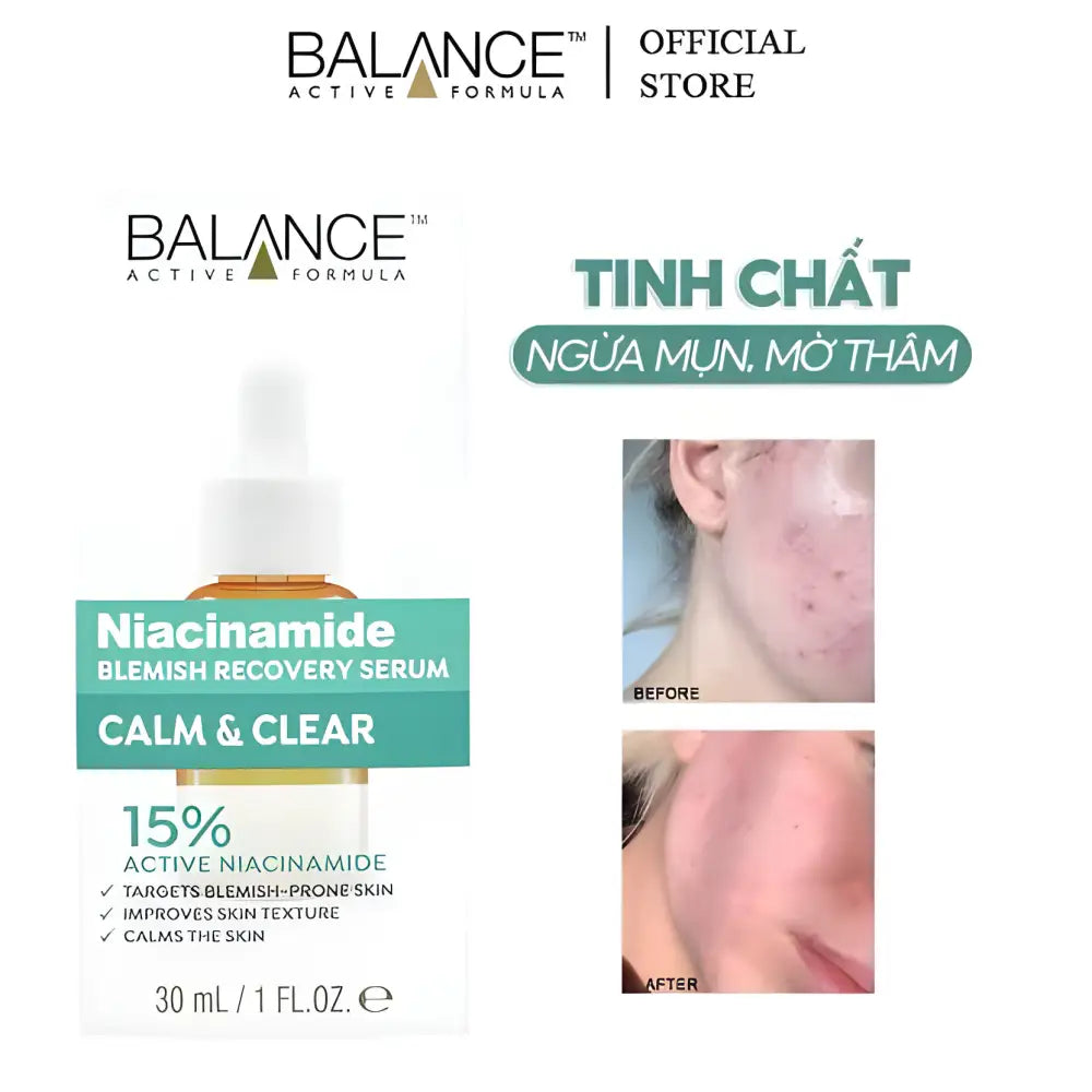 BALANCE ACTIVE FORMULA SERUMS Collection - Niacinamide Blemish Recovery Serum - skincare