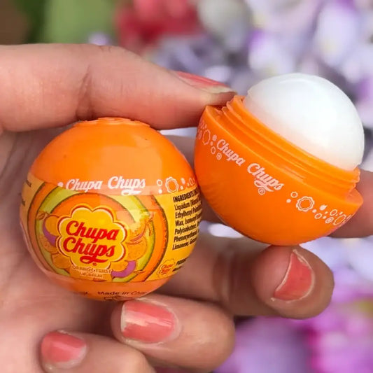 chupa chup orqnge twist lip balm