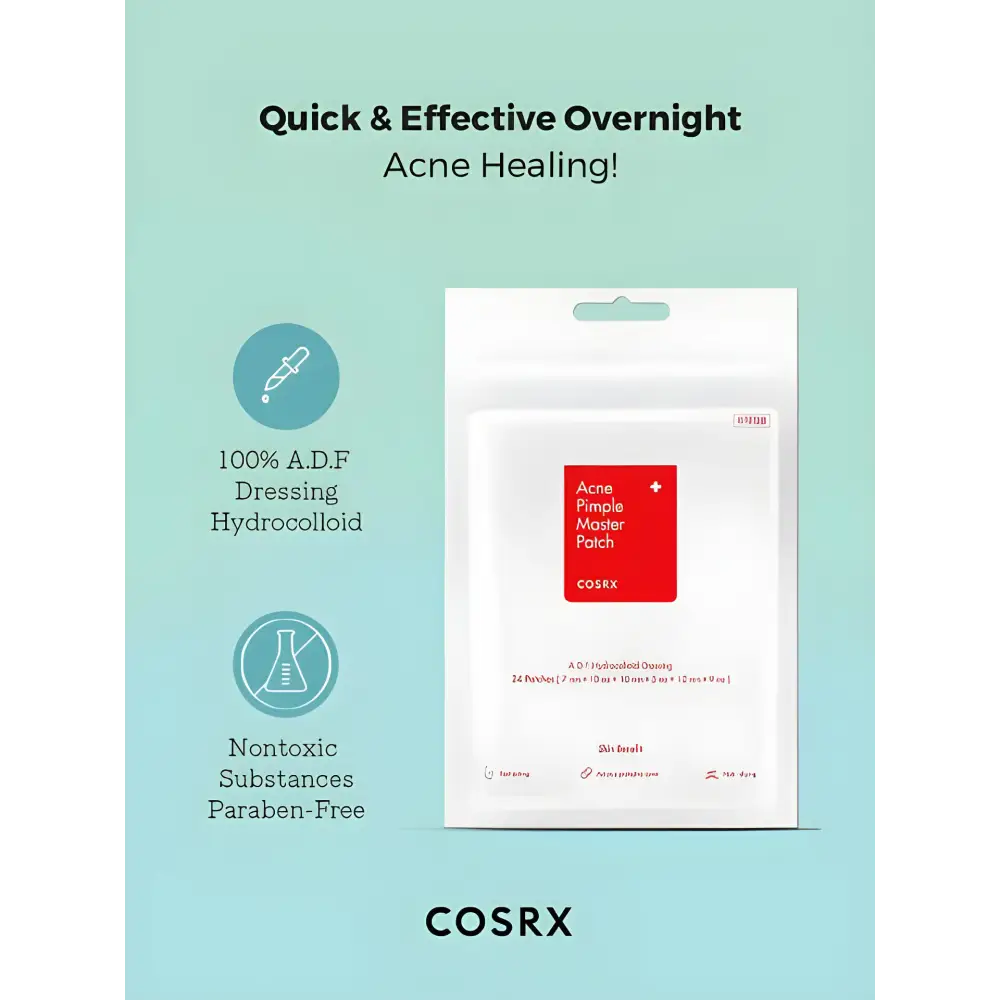 Cosrx Acne Pimple Master Patch. 24 patches In a Sheet)