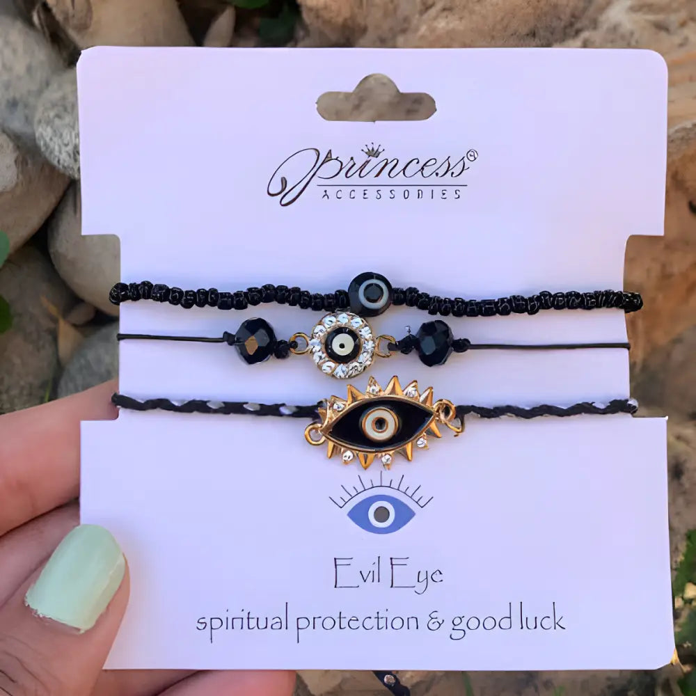 Evil Eye Accessories - bracelet black - jewellery