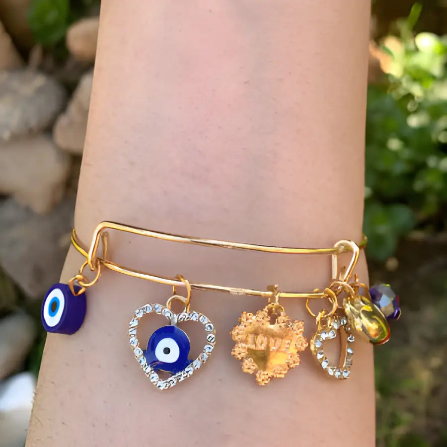 Evil Eye Accessories - bracelet golden - jewellery