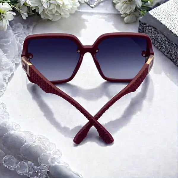 Fendi Sunglasses With Leather Case & Box - sunglasses