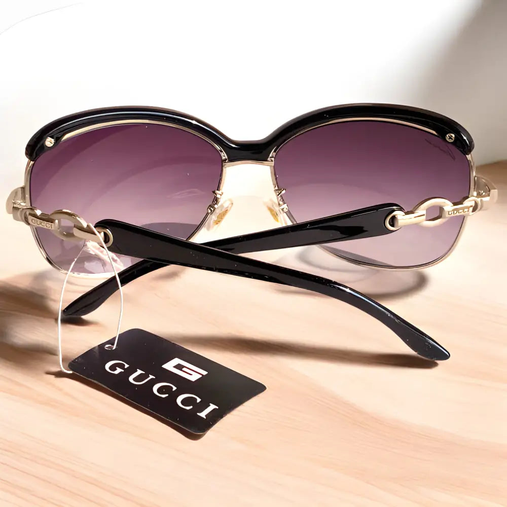 Gucci Sunglasses With Leather Case & Box - sunglasses