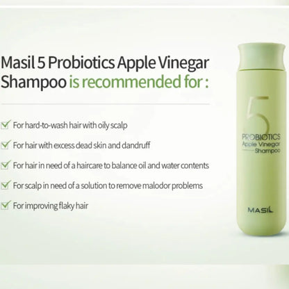 Masil Hair Probiotics Shampoo 300ML - Apple Vinegar