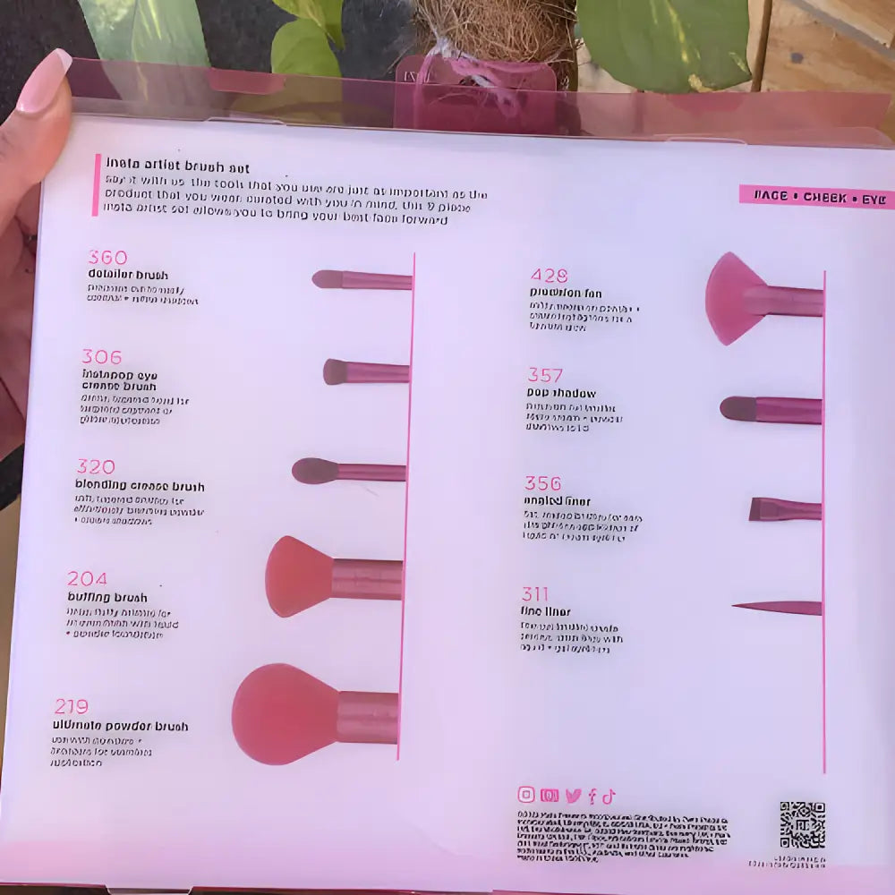 Real technique Insta Artist Brush Set - makeup brush