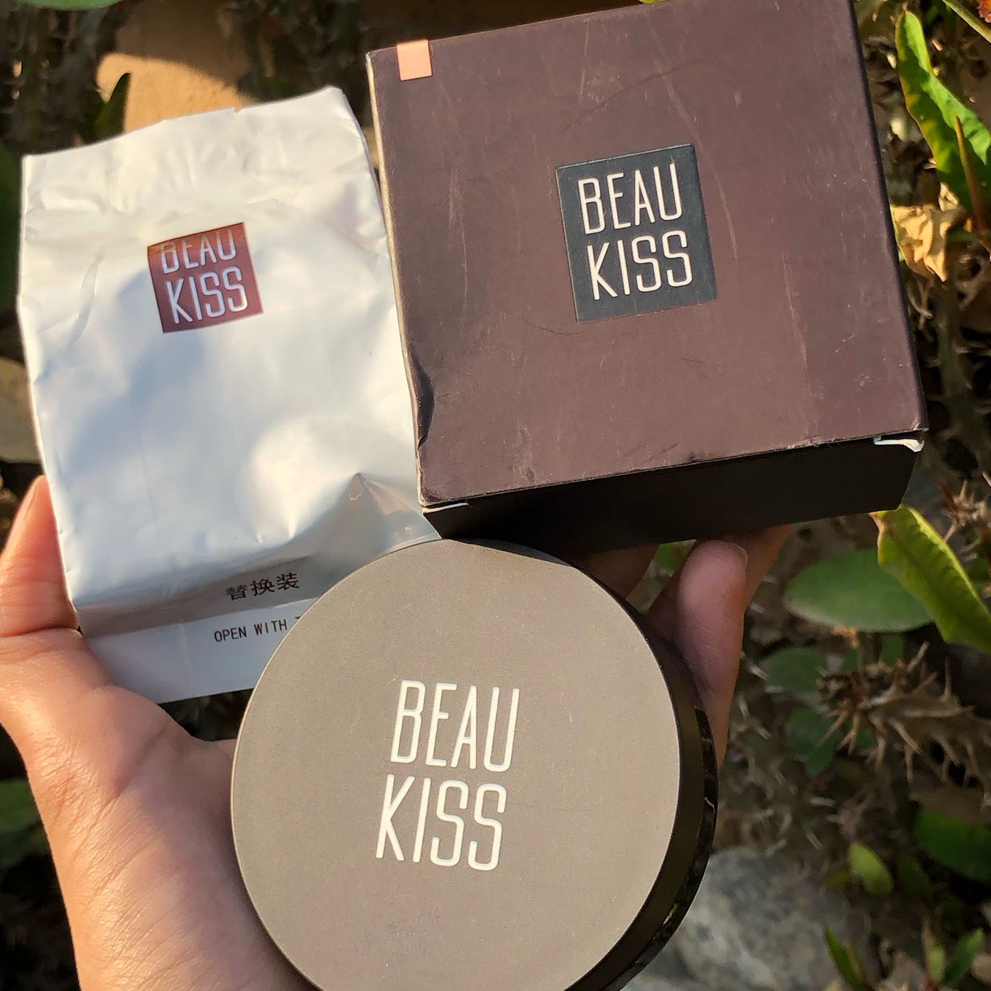 Beau kiss refreshingly  silk cushion cc cream