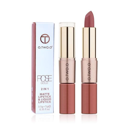 O.TWO.O  MATTE LIPSTICK  2 IN 1