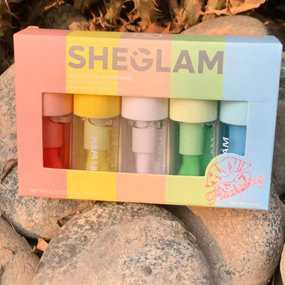 SHEGLAM LIP OIL Moisturizing & Hydrating - Pack of 4 - Lip oil