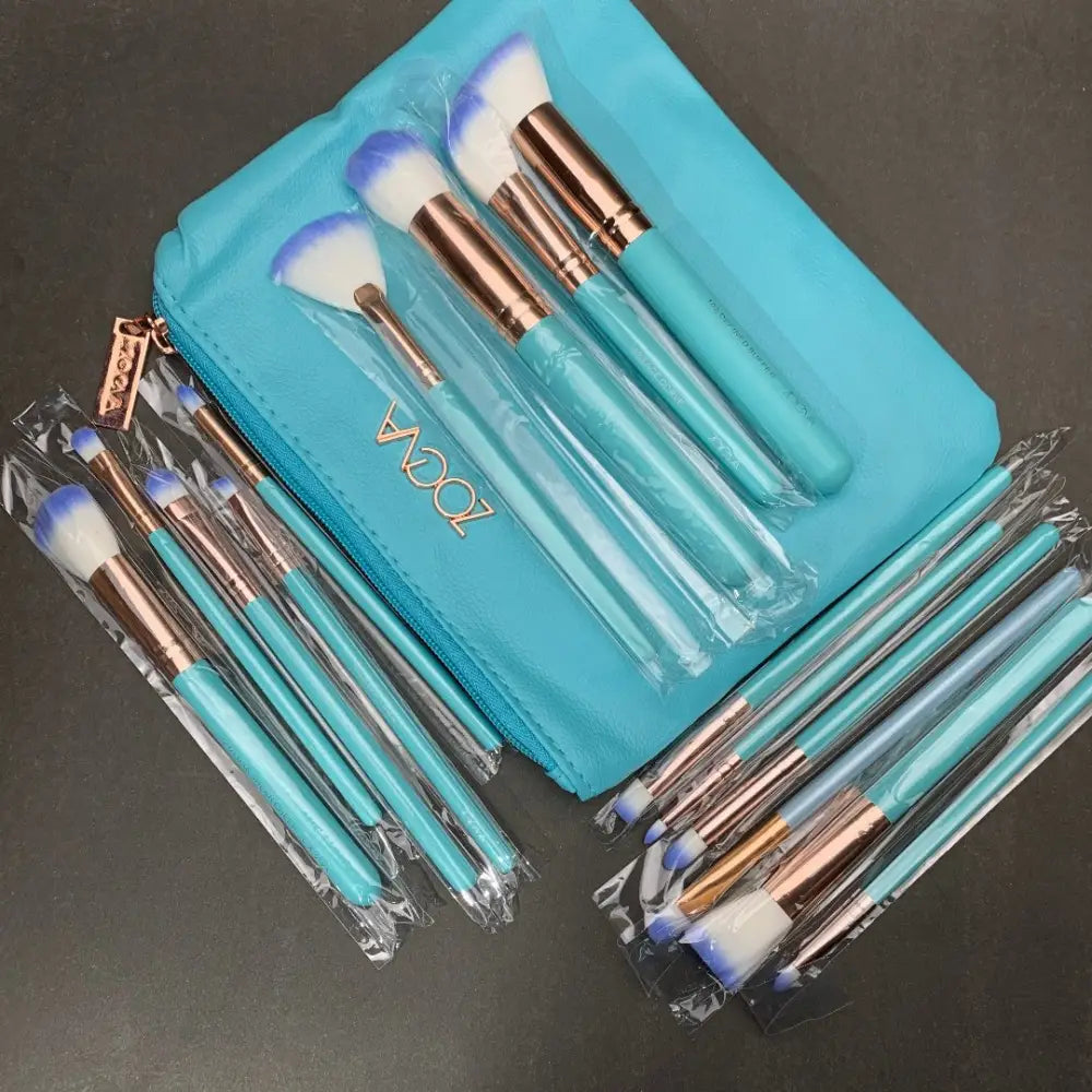 Zoeva Makeup Brushes Set - Sky Blue - makeup brush